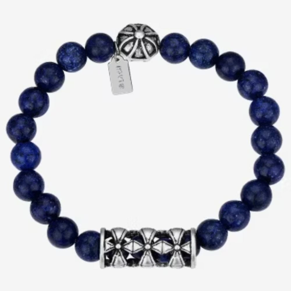 NWT Sp Lapis Cross Stretch Bracelet